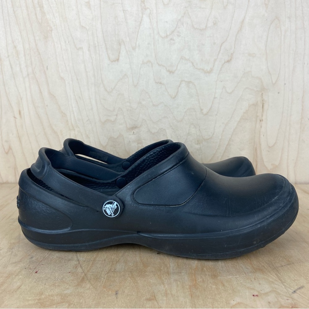Crocs Mercy Women’s Size 7 Black Slip On Crocs Slip Resistant